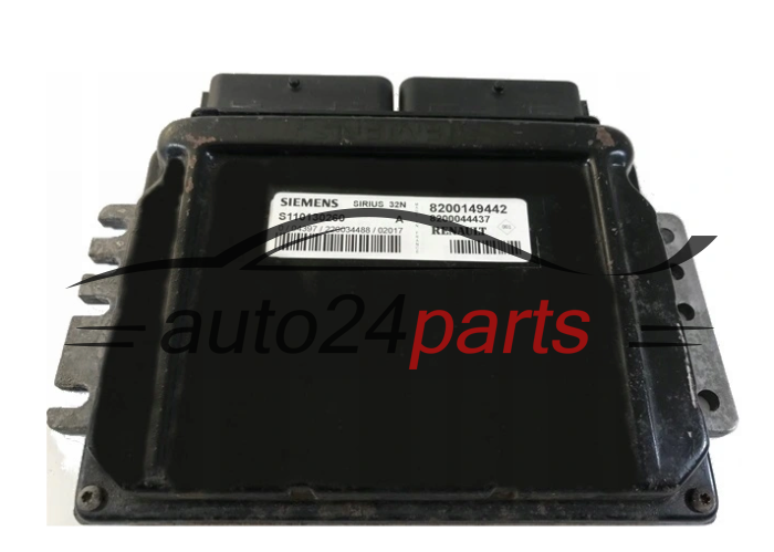 KOMPUTER STEROWNIK SILNIKA RENAULT S110130260 A, S110130260A, 8200149442