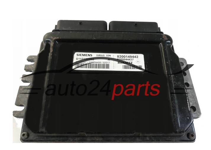 KOMPUTER STEROWNIK SILNIKA RENAULT S110130260 A, S110130260A, 8200149442
