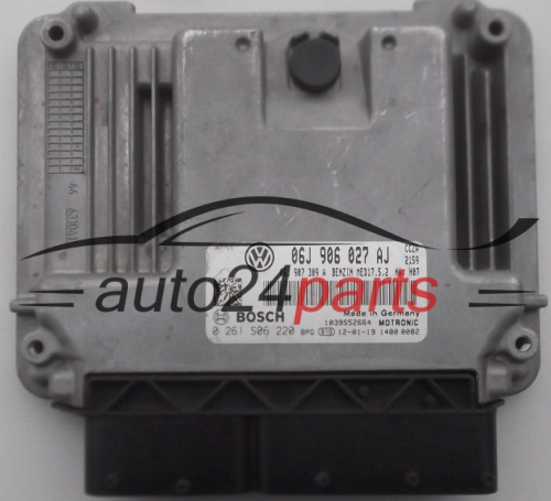 CALCULATEUR MOTEUR VOLKSWAGEN NEW BEETLE 2.0 TFSI BOSCH 0 261 S06 220, 06J 906 027 AJ