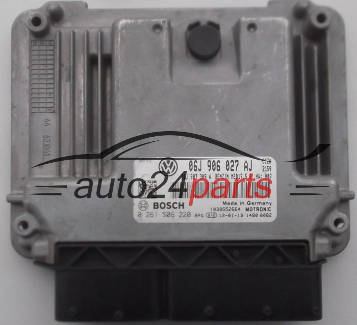 CALCULATEUR MOTEUR VOLKSWAGEN NEW BEETLE 2.0 TFSI BOSCH 0 261 S06 220, 06J 906 027 AJ