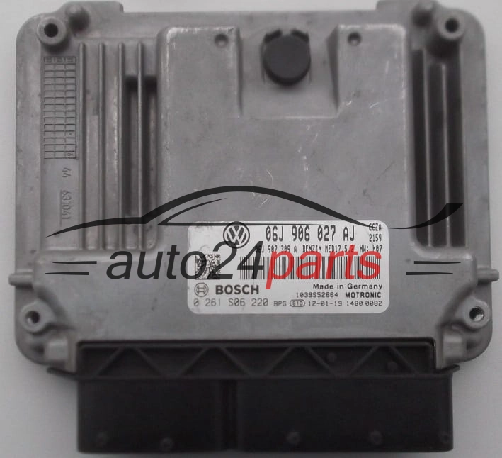 CALCULATEUR MOTEUR VOLKSWAGEN NEW BEETLE 2.0 TFSI BOSCH 0 261 S06 220, 06J 906 027 AJ