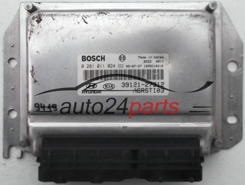 ECU Engine Controller HYUNDAI KIA CARENS 2.0CRDI BOSCH 0281011024 39121-27312 3912127312