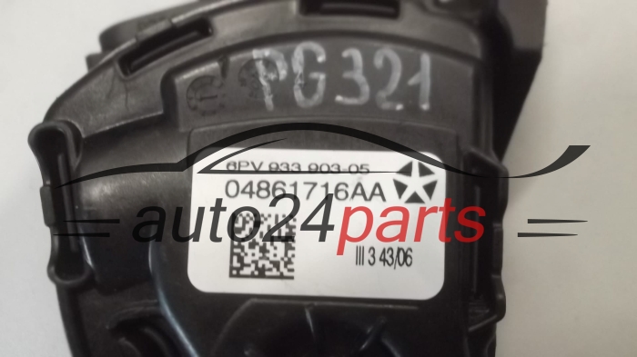 POTENCJOMETR PEDAL GAZU CHRYSLER 300/ 300C 04861716AA, 6PV 933 903-05, 6PV93390305