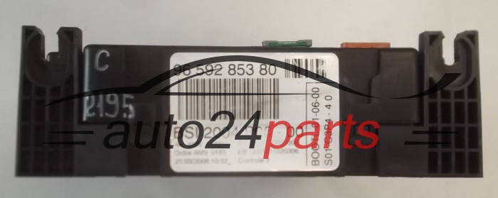 CENTRALKA MODUL STEROWNIK KOMFORTU BSI CITROEN PEUGEOT 96 592 853 80, 9659285380, P06-00
