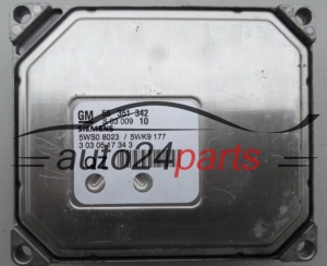 ECU CENTRALITA DE MOTOR OPEL VECTRA SIGNUM 2.2 DIRECT Z22YH SIEMENS 5WK9 177, 5WK9177, 5WS0 8023, 5WS08023, GM 55 351 342 QZ, 55351342QZ, 55351342