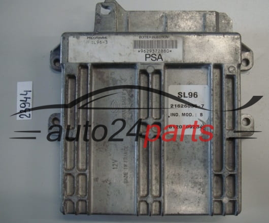 KOMPUTER STEROWNIK SILNIKA CITROEN XANTIA, PEUGEOT 306 406 1.8, PSA 9629372880, SL96, 21626035-7