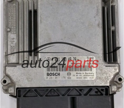 MOTORSTEUERGERÄT ECU STEUERGERAT  MERCEDES BOSCH 0 281 011 176, A 611 153 49 79