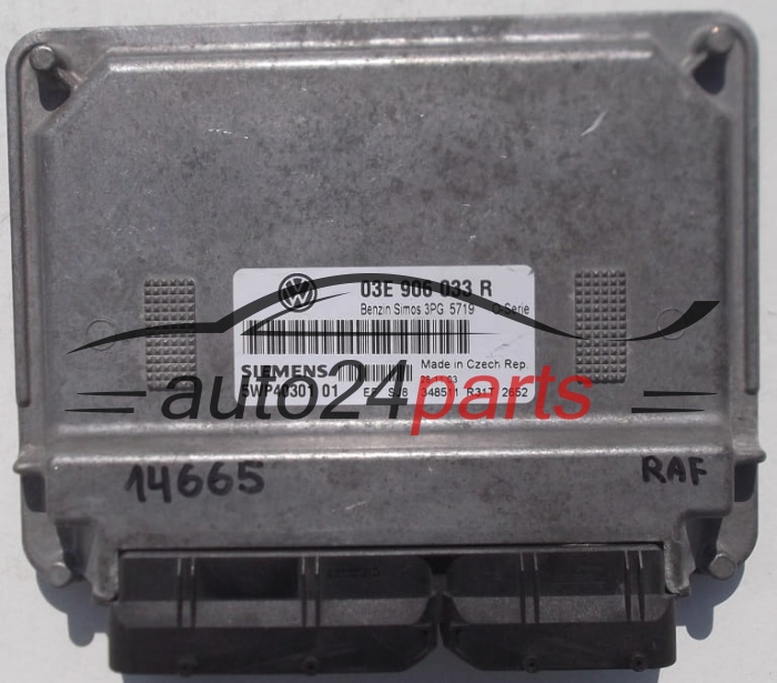 MOTORSTEUERGERÄT ECU STEUERGERÄT  VOLKSWAGEN POLO SIEMENS 5WP40301 01