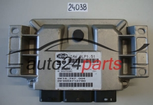 MOTORSTEUERGERÄT ECU STEUERGERÄT CITROEN PEUGEOT IAW 6LP1.51, IAW6LP151, 9654716780