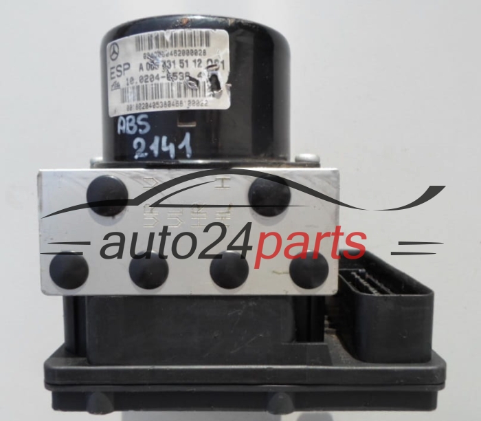ABS POMPA MERCEDES CLK A 006 431 51 12, A0064315112, 10.0204-0538.4, 10020405384, A0375454732