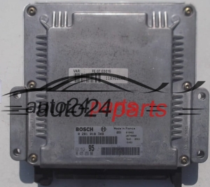 KOMPUTER STEROWNIK SILNIKA CITROEN C5 2.0 HDI BOSCH 0 281 010 749, 0281010749, 96 435 255 80, 9643525580, EDC15C2 95 - PLUG&PLAY