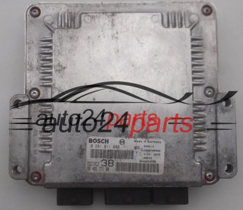 KOMPUTER STEROWNIK SILNIKA FIAT ULYSSE 2.0 JTD BOSCH 0 281 011 608, 0281011608, 96 485 771 80, 9648577180, 9646850580, EDC15C2 - PLUG&PLAY