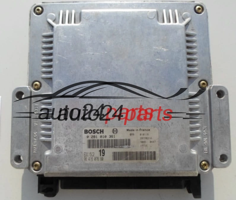 Edytuj produkt: KOMPUTER STEROWNIK SILNIKA PEUGEOT 406 2.0 HDI BOSCH 0 281 010 361, 0281010361, 96 416 076 80, 9641607680, EDC15C2 - PLUG&PLAY