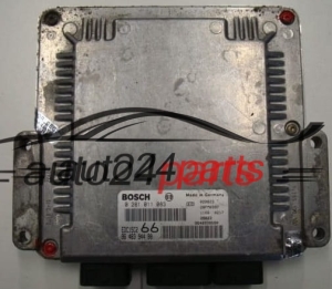 MOTORSTEUERGERÄT ECU STEUERGERÄT PEUGEOT 206 2.0 HDI BOSCH 0281011083 9648394480 EDC15C2 66 - PLUG&PLAY