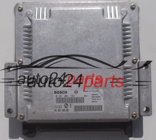 PEUGEOT 406 2.0 HDI BOSCH 0 281 001 782, 0281001782, 96 364 483 80, 9636448380, EDC15C2 - PLUG&PLAY