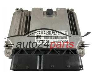 CALCULATEUR MOTEUR AUDI VW BOSCH 0 261 S07 495, 0261S07495, 03C906016 DL, MED17.5.5
