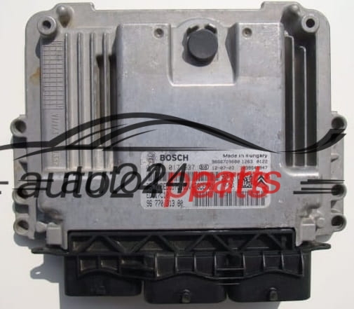 KOMPUTER STEROWNIK SILNIKA PEUGEOT 206 1.6 HDI BOSCH 0 281 017 937, 0281017937, 96 770 313 80, 9677031380, EDC17C10 - PLUG&PLAY
