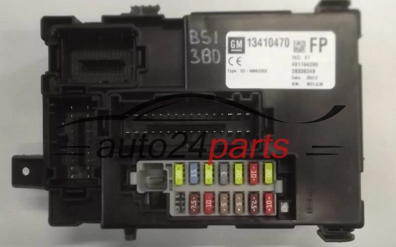 CENTRALKA MODUL BSI OPEL MERIVA B 13410470 FP, 13410470FP