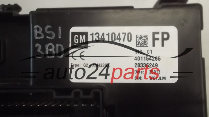 CENTRALKA MODUL BSI OPEL MERIVA B 13410470 FP, 13410470FP