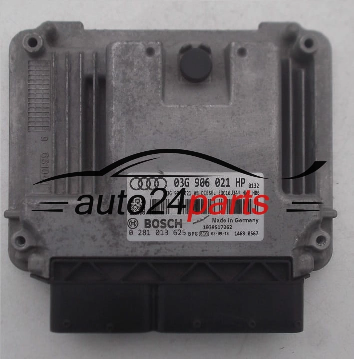 KOMPUTER STEROWNIK SILNIKA AUDI A3 1.9 TDI BOSCH 0 281 013 625, 0281013625, 03G 906 021 HP, 03G906021HP - PLUG&PLAY