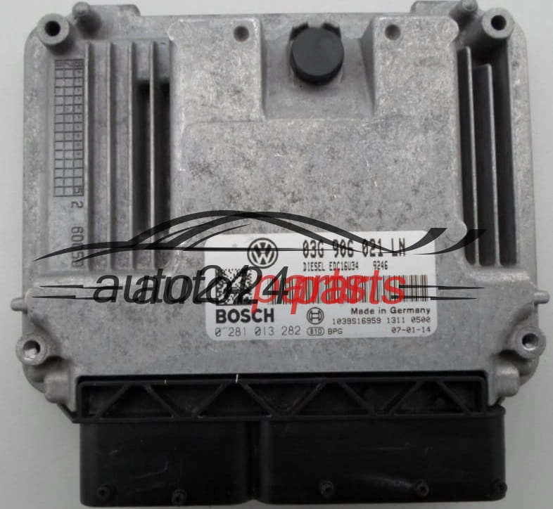 SEAT ALTEA 1.9 TDI BOSCH 0 281 013 282, 0281013282, 03G 906 021 LN, 03G906021LN, EDC16U34 - PLUG&PLAY