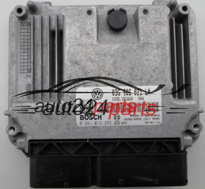 SEAT ALTEA 1.9 TDI BOSCH 0 281 013 282, 0281013282, 03G 906 021 LN, 03G906021LN, EDC16U34 - PLUG&PLAY