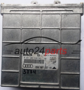 MOTORSTEUERGERÄT ECU STEUERGERAT AUDI A4 1.6 8D0907557HX, 8D0 907 557 HX, BOSCH 0261203940/941, 0 261 203 940, 0 261 203 941