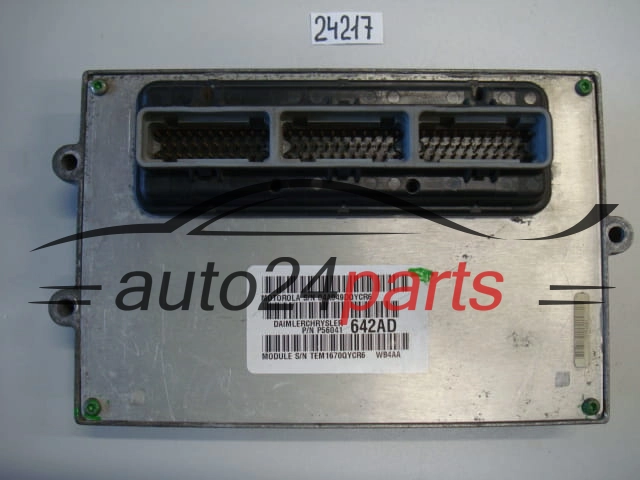KOMPUTER STEROWNIK SILNIKA CHRYSLER GRAND CHEROKEE MOTOROLA 04A049DQQEZJ, P56041 642AD, P56041642AD, 642AD, WB4AA