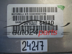 KOMPUTER STEROWNIK SILNIKA CHRYSLER GRAND CHEROKEE MOTOROLA 04A049DQQEZJ, P56041 642AD, P56041642AD, 642AD, WB4AA