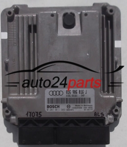 MOTORSTEUERGERÄT ECU STEUERGERÄT AUDI A3 1.9 TDI BOSCH 0 281 011 383, 0281011383, 03G 906 016 J, 03G906016J - PLUG&PLAY