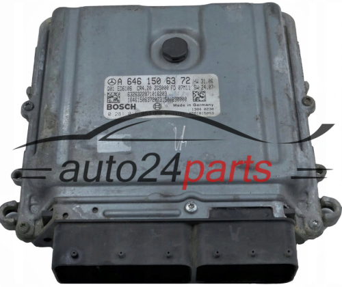 KOMPUTER STEROWNIK SILNIKA MERCEDES BENZ BOSCH 0 281 015 053, 0281015053, A 646 150 63 72, A6461506372, CR4.20