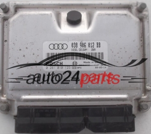 MOTORSTEUERGERÄT ECU STEUERGERÄT AUDI A3 1.9 TDI, BOSCH 0 281 010 123, BOSCH 0281010123, 038 906 012 BB, 038906012BB - PLUG&PLAY
