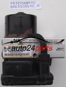 POMPE HYDRAULIQUE ET CALCULATEUR d'ABS CHRYSLER Pt CRUISER ATE P05273680AC, 05033082AC A, 05033082ACA, 25.0204-0656.4, 25020406564, 25.0204-0657.3, 25020406573, 25.0209-0345.2, 25020903452