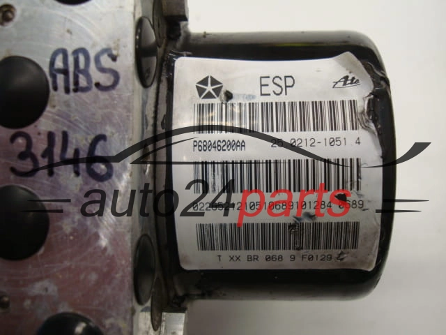 ABS POMPA I STEROWNIK JEEP CHEROKEE P68046200AA, 25.0212-1051.4, 25021210514, 28.5261-6102.3, 28526161023