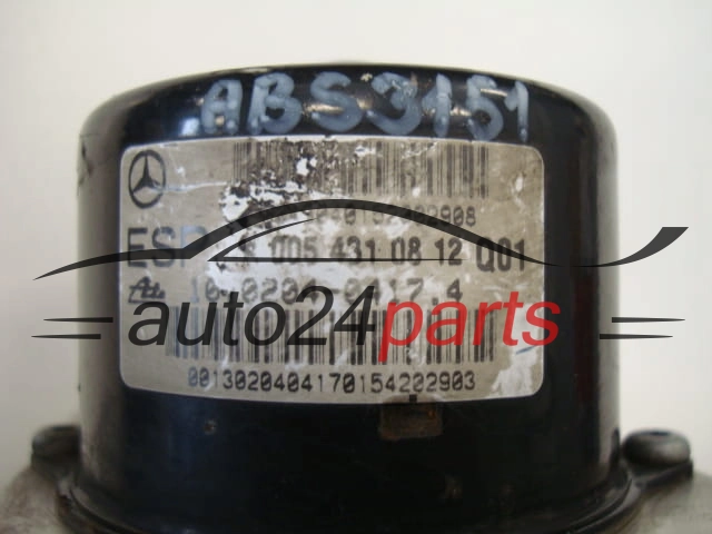 ABS POMPA I STEROWNIK MERCEDES BENZ A 005 431 08 12, A0054310812, 10.0204-0417.4, 10020404174, A2095453032
