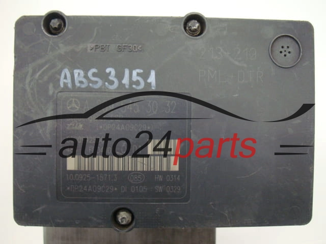 ABS POMPA I STEROWNIK MERCEDES BENZ A 005 431 08 12, A0054310812, 10.0204-0417.4, 10020404174, A2095453032
