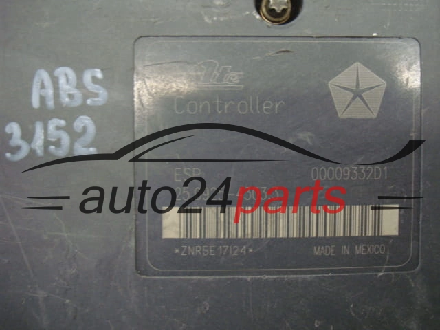 ABS POMPA I STEROWNIK JEEP GRAND CHEROKEE 4.7 P52089351AF, ATE 25.0206-0176.4, 25020601764, 25.0206-0005.3, 25020600053, 25.0925-4303.3, 25092543033