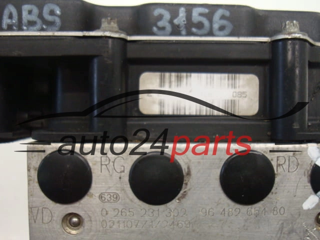 ABS POMPA I STEROWNIK CITROEN PEUGEOT BOSCH 0 265 231 302, 0265231302, 9648265480, 0265800301
