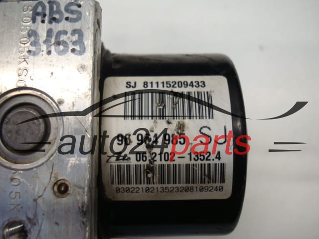 ABS POMPA I STEROWNIK CHEVROLET AVEO 96964985, 06.2102-1352.4, 06210213524, 06.2109-5600.3, 06210956003