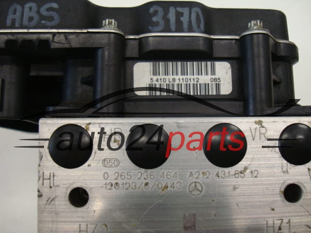 ABS POMPA I STEROWNIK MERCEDES BENZ BOSCH 0 265 236 464, 0265236464, A2124315512, 0265951858