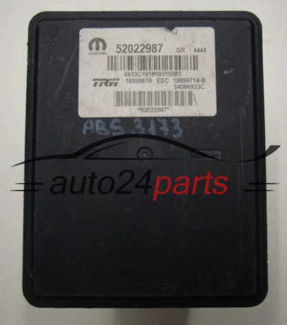 ABS POMPA I STEROWNIK JEEP FIAT 52022987, 18899618, 54086933C