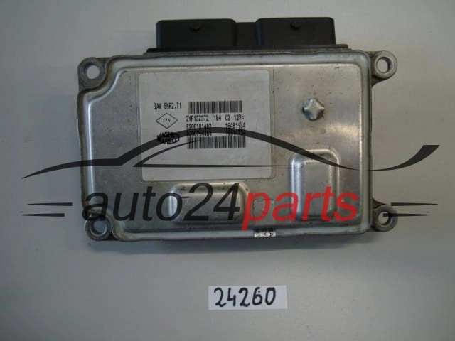 KOMPUTER STEROWNIK SILNIKA RENAULT TWINGO CLIO 1.2 MAGNETI MARELLI IAW 5NR2.T1, IAW5NR2T1, 8200181482, 16481134, 8200254484, 16514734