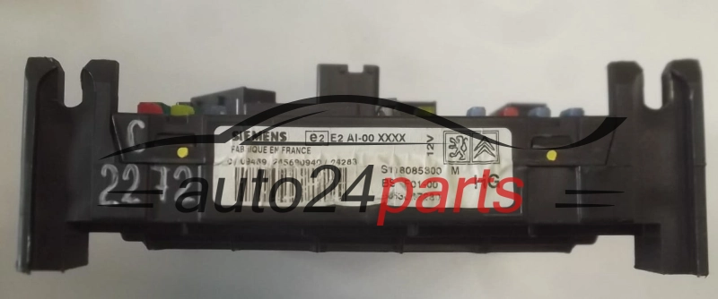 CENTRALKA MODUL STEROWNIK KOMFORTU CITROEN PEUGEOT SIEMENS S118085300M, 9653667280, BSI F01-00 HG