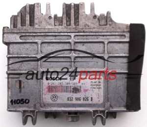  CALCULATEUR MOTEUR VW VOLKSWAGEN POLO, BOSCH 0 261 203 308 /309, 0261203308 /309, 032 906 026 B, 032906026B 