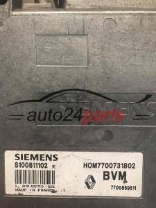 KOMPUTER STEROWNIK SILNIKA RENAULT S100811102E, HOM7700731802, 7700731802