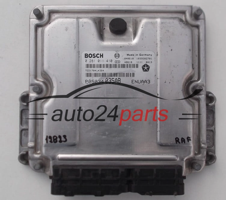 KOMPUTER STEROWNIK SILNIKA CHRYSLER CRUISER 2.2 CRD BOSCH 0 281 011 410, 0281011410, P05034035AB