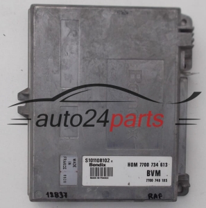 KOMPUTER STEROWNIK SILNIKA RENAULT S101108102A, 7700734613 - 12837