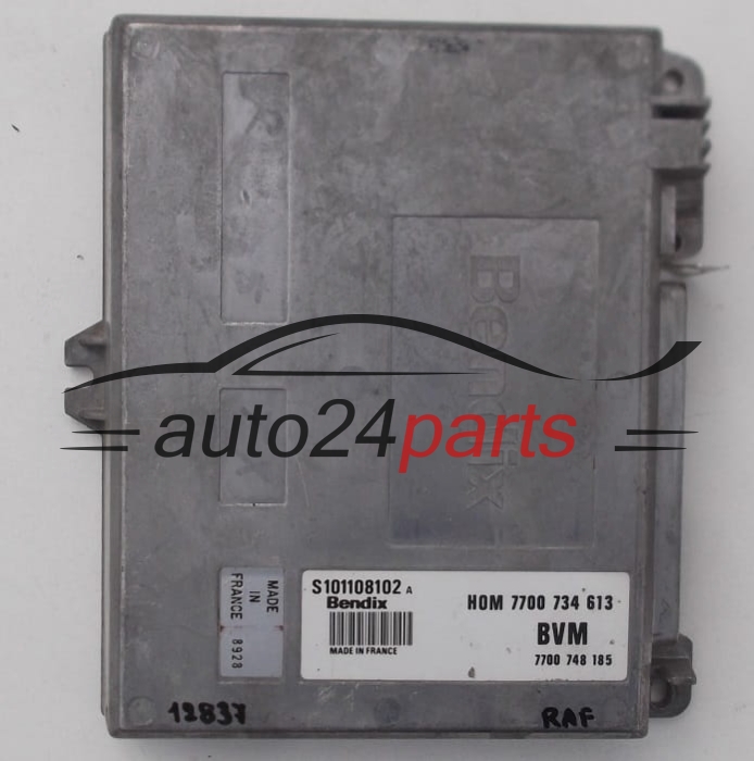 KOMPUTER STEROWNIK SILNIKA RENAULT S101108102A, 7700734613