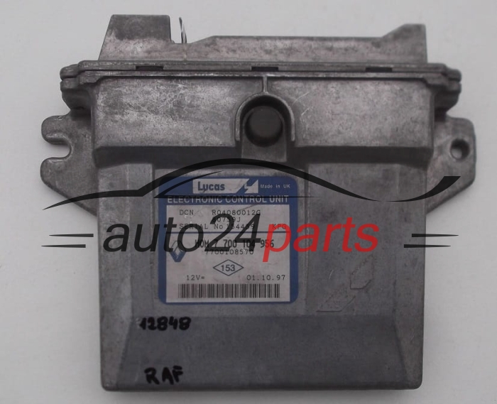KOMPUTER STEROWNIK SILNIKA RENAULT KANGOO 1.9D, HOM 7 700 104 956, 7700104956, R04080012G, 80759J