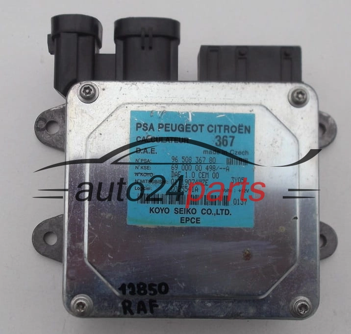 MODUL WSPOMAGANIA STEROWNIK KOLUMNY KIEROWNICZEJ CITROEN PEUGEOT 96 508 367 80, 9650836780, 69 000 00 498/--A, Q1T19074MZE